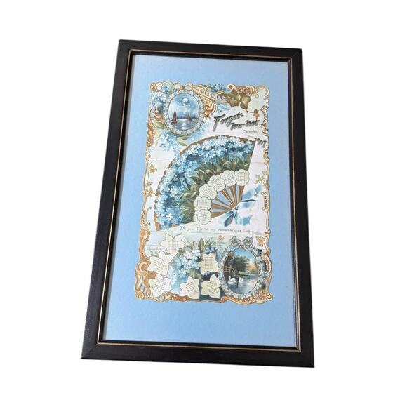 VTG 1907 Calendar Original In Your Life Let My Remembrance Linger Longfellow - Picture 2 of 11